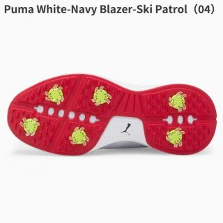 PUMA - 新品 PUMA プーマ ソフトスパイク ゴルフシューズ 26.5cm WH/RD ...
