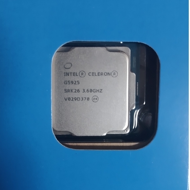 Celeron G5925  BOX lga1200 一度開封済み　未使用品