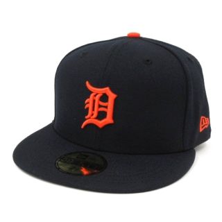 ニューエラー(NEW ERA)のニューエラ 59FIFTY D タイガース キャップ 紺 ネイビー 7 1/2(その他)