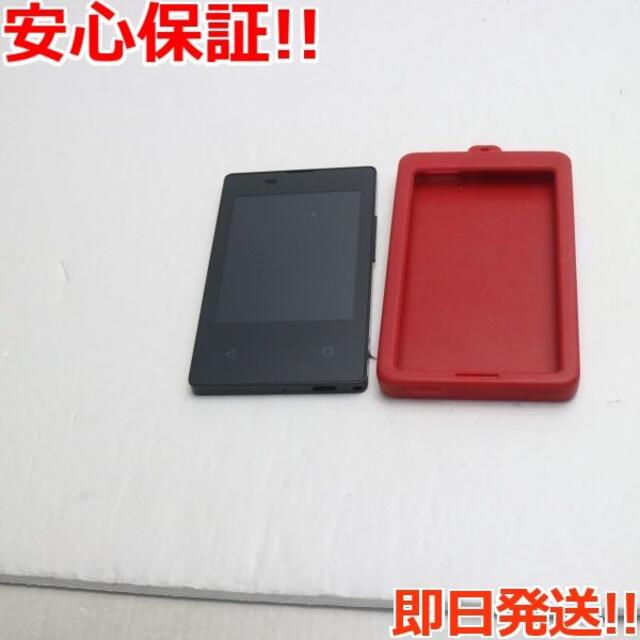 超美品 KY-01L カードケータイ ブラック
