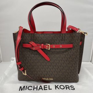 マイケルコース(Michael Kors)のマイケルコース ショルダーバッグ ハンドバッグ エミリア シグネチャー(ショルダーバッグ)