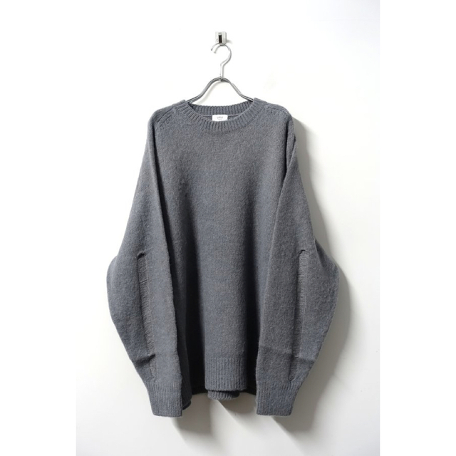 URU(ウル)/CREW NECK KNIT/Gray