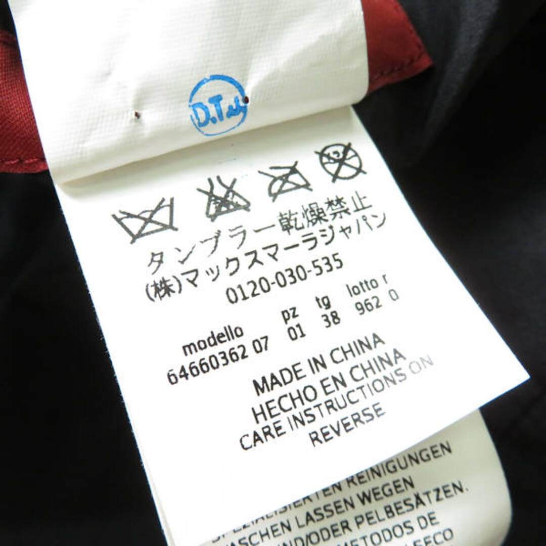 Max Mara(マックスマーラ)の美品 maxmaraSTUDIO マックスマーラ リバーシブルコート ブラック系 ポリエステル100％ ラビットファー アウター レディース AC1024W  レディースのジャケット/アウター(ロングコート)の商品写真