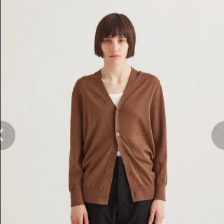 エイトン(ATON)のATON UNISEX SLOW WOOL ベーシック カーディガン エイトン(カーディガン)