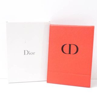 ディオール(Dior)の未使用 Christian Dior ディオール ミラー レッド 鏡 小物 AU1149C (卓上ミラー)