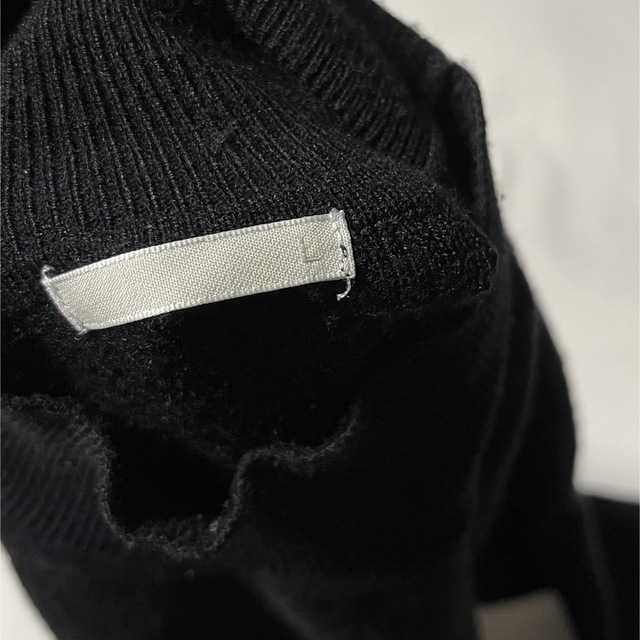 GU スウェットライクハイネックセーター レディースのトップス(ニット/セーター)の商品写真