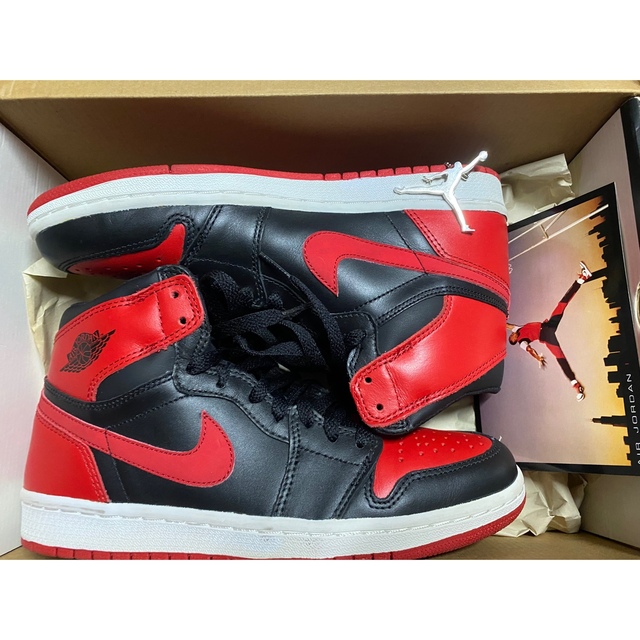 2001 NIKE AIR JORDAN 1 RETRO BRED US8 美品スニーカー