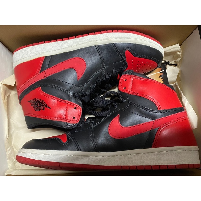 2001 NIKE AIR JORDAN 1 RETRO BRED US8 美品