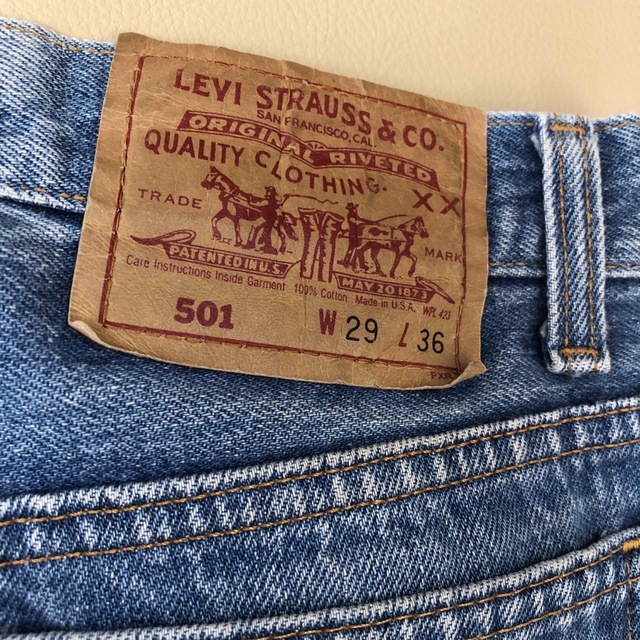 Levi's(リーバイス)のW29 90's MADE in USA Levi'sリーバイス 501 214 メンズのパンツ(デニム/ジーンズ)の商品写真