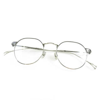 イッセイミヤケ(ISSEY MIYAKE)の美品 ISSEYMIYAKE イッセイミヤケ 金子眼鏡 PANT-3 (SI) 眼鏡 メガネ サングラス アイウェア フレーム AY3033C (サングラス/メガネ)