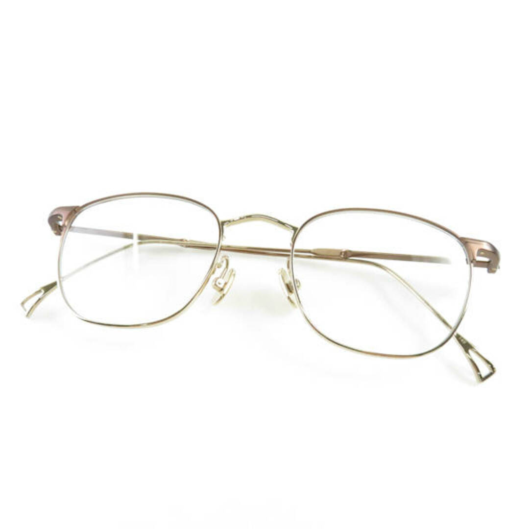 美品 ISSEYMIYAKE イッセイミヤケ 金子眼鏡 WEL-3 (GP) 眼鏡 メガネ サングラス アイウェア フレーム AY3034C
