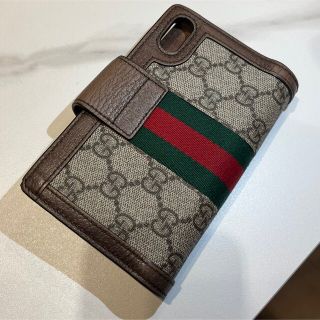 Gucci - GUCCI iPhoneXS 手帳型 ケースの通販 by なな's shop｜グッチ