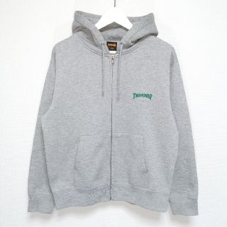 スラッシャー(THRASHER)のM 90s スラッシャー THRASHER スウェット ジップ パーカー USA(パーカー)