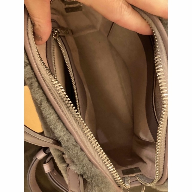 新品 TOD'S バッグ ショルダー ファー