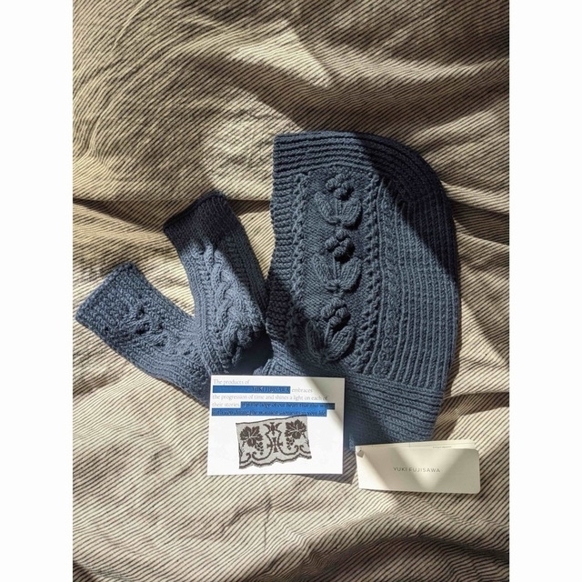 完売 YUKIFUJISAWA Balaclava アランニット マフラー 新品 完売 YUKIFUJISAWA Balaclava アランニット マフラー 新品
