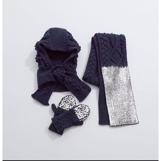 完売 YUKIFUJISAWA Balaclava アランニット マフラー 新品 完売 YUKIFUJISAWA Balaclava アランニット マフラー 新品