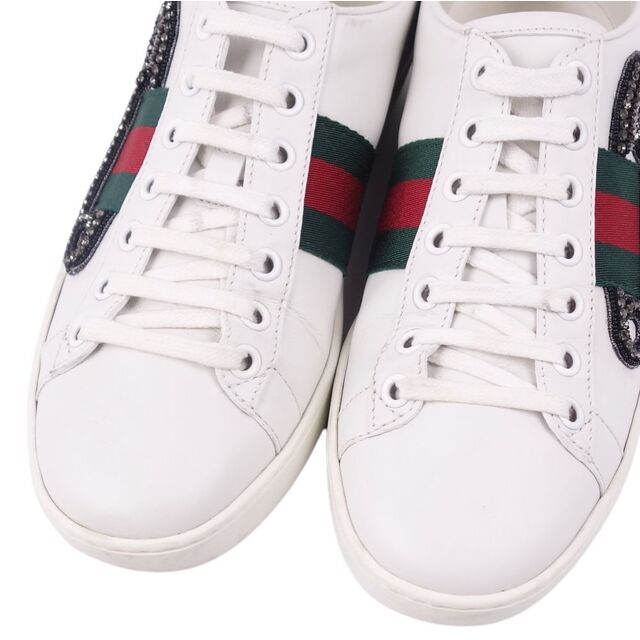 Gucci - グッチ GUCCI スニーカー エース ビジュー装飾 シェリーライン