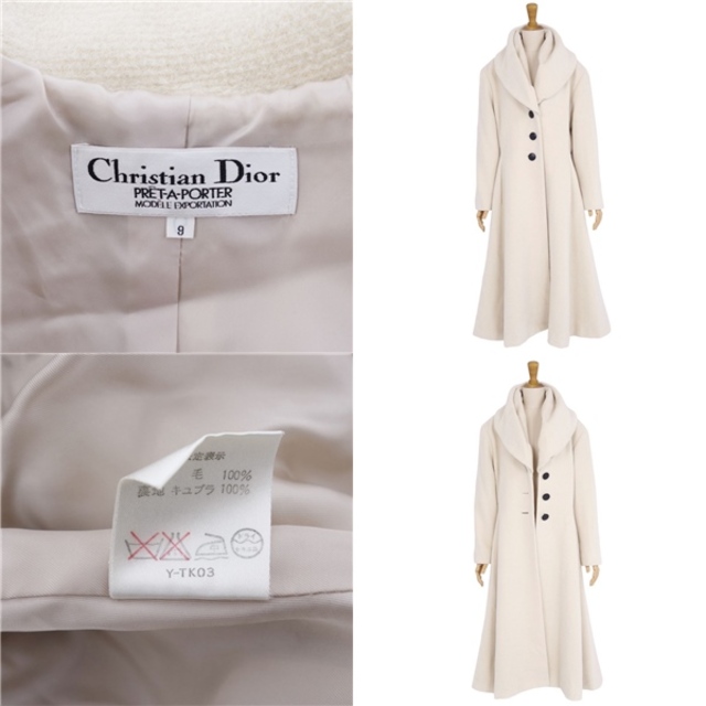 ＊極美品＊Christian Dior 90's セミロング コート (L)