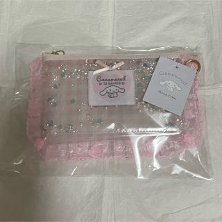 シナモロール(シナモロール)のMoonPrim ムーンプリム シナモロール フリルポーチ ピンクPink(ポーチ)