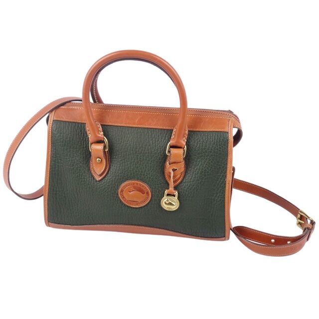 ドゥーニー&バーク DOONEY&BOURKE バッグ 2way ハンドバッグ ショルダーバッグ カーフレザー カバン レディース グリーン/ブラウン | フリマアプリ ラクマ