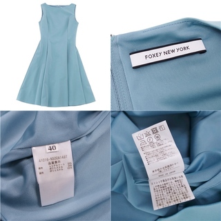 【極美品】FOXEY NEWYORK  ドレス　ワンピース　ストレッチ　XL