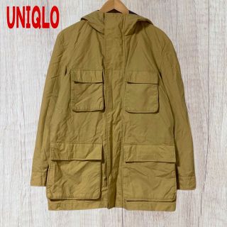 ユニクロ(UNIQLO)のUNIQLO アウター ブルゾン Sサイズ くすみイエロー(ブルゾン)