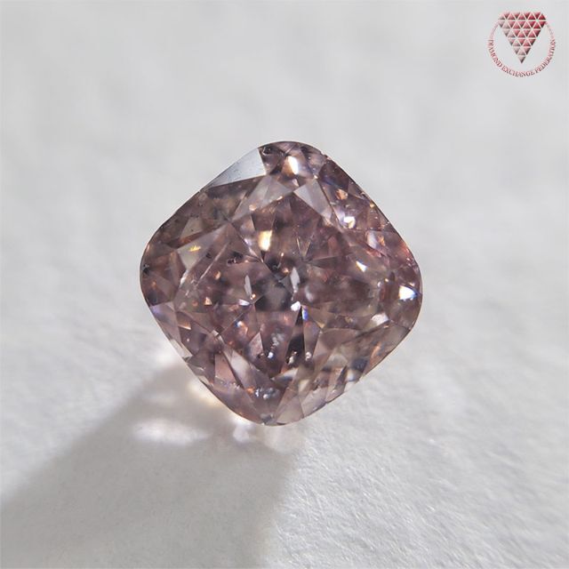 0.572 ct F.Br.Pur.Pink I1 天然 ピンク ダイヤモンド