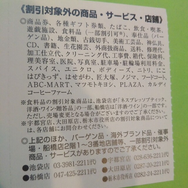 【4枚】東武ワールドスクウェア割引券 4枚＋αおまけ チケットの施設利用券(遊園地/テーマパーク)の商品写真