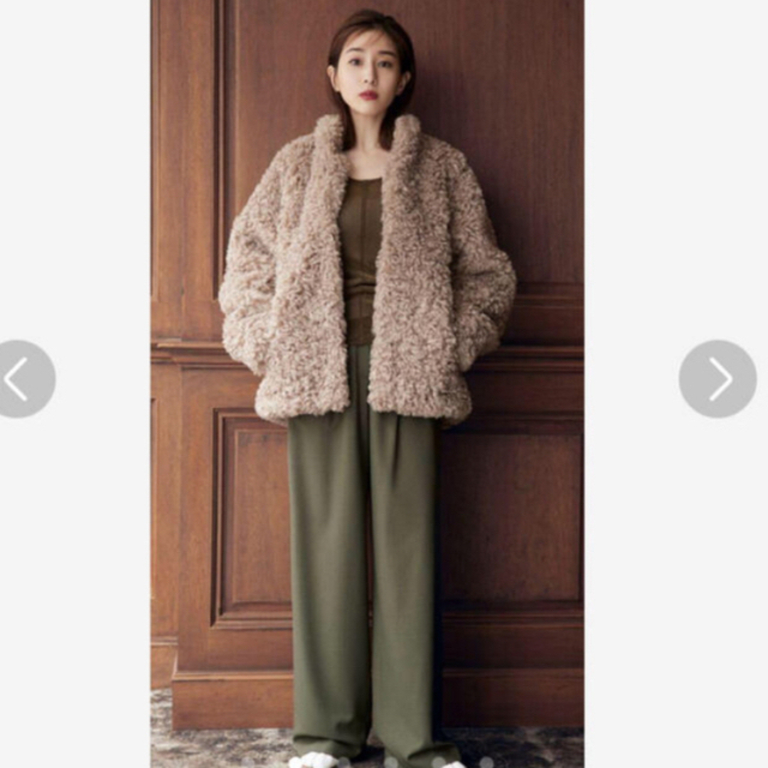 3月末削除★CLANE CURL FUR SHORT COAT　1