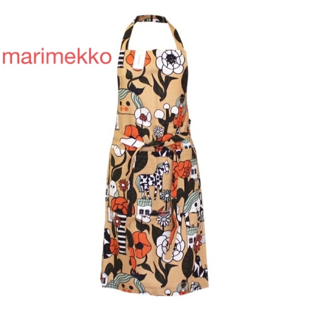 marimekko マリメッコ marikyla エプロン 新品未使用収納/キッチン雑貨