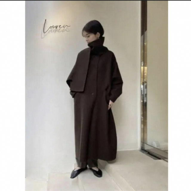 TODAYFUL(トゥデイフル)のlouren doubleface muffler woolcoat レディースのジャケット/アウター(ロングコート)の商品写真