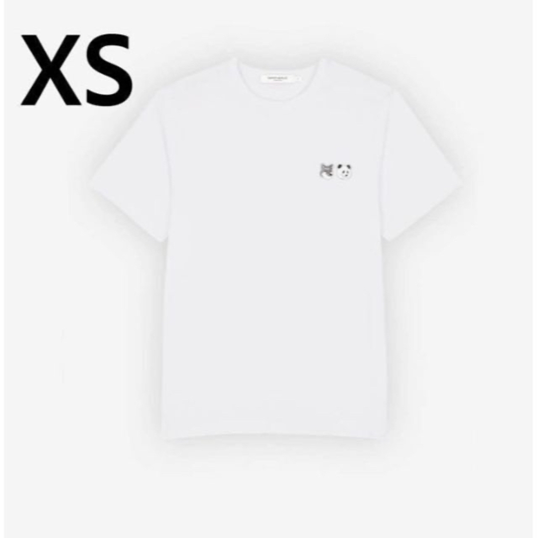 MAISON KITSUNE Dressed FOX 黒 Ｔシャツ　xs