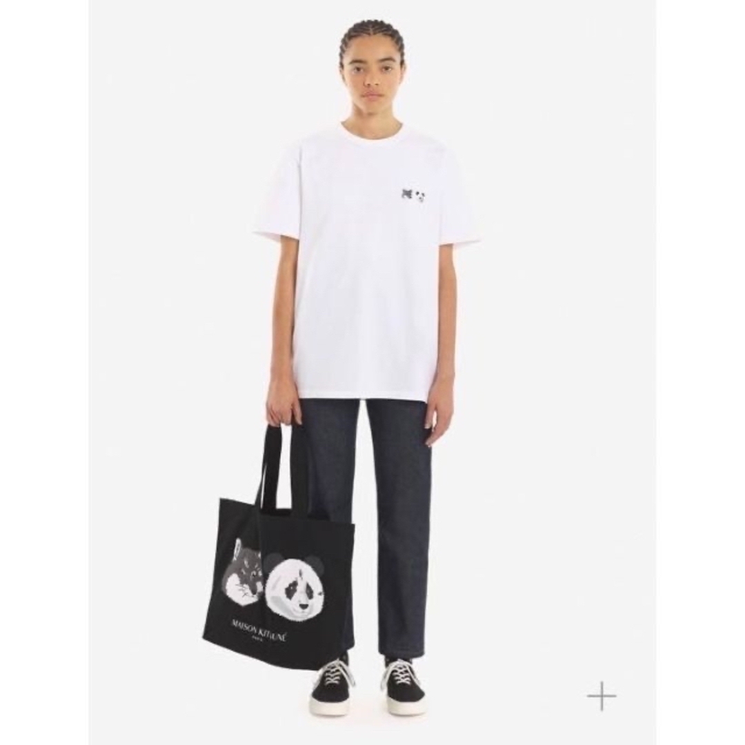 新品 Maison Kitsuné 海外限定 パンダ Tシャツ Lサイズ