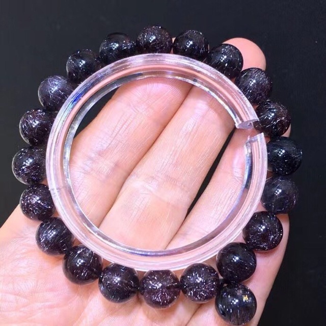 ⭐︎【天然】タイチンルチルクオーツ ブレスレット 7.5mm - ブレスレット