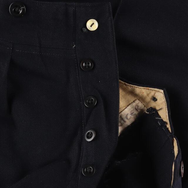 古着 50年代 イギリス軍実品 No.1 側章 サイドライン ツータック ドレスパンツ スラックスパンツ メンズw30 ヴィンテージ /eaa298795