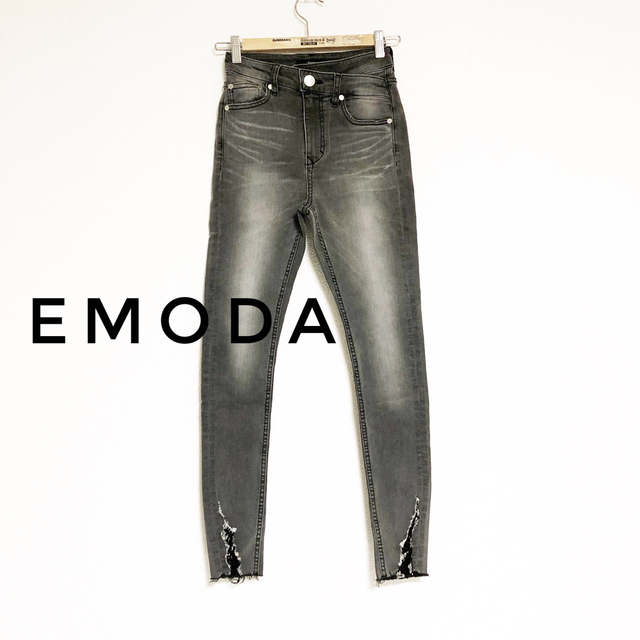 新品訳あり!! EMODA HEAVY WASH ストレッチデニムパンツ