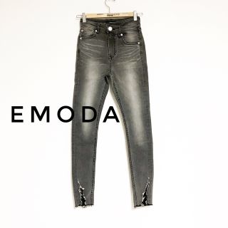 エモダ(EMODA)の新品訳あり!! EMODA HEAVY WASH ストレッチデニムパンツ(デニム/ジーンズ)