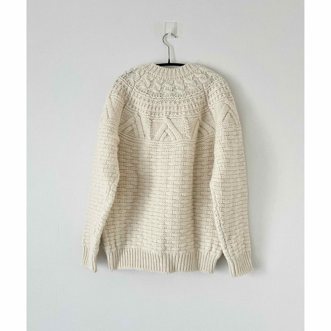 steven alan - 今季 BATONER SPREAD ARAN CREW NECK KNIT の通販 by a