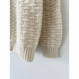 steven alan - 今季 BATONER SPREAD ARAN CREW NECK KNIT の