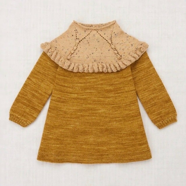 本物品質の puff and misha - baby&child Caramel ruffle 4y Dress