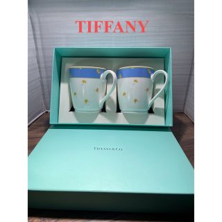 ティファニー(Tiffany & Co.)の  TIFFANY Valley 花柄マグカップ　セット【未使用】(マグカップ)