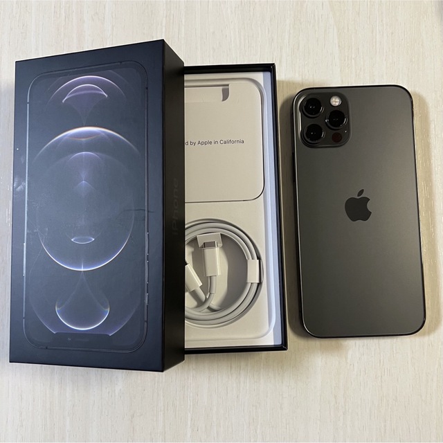 iPhone12pro グラファイト 128GB 本体 ケース フィルム付き | www
