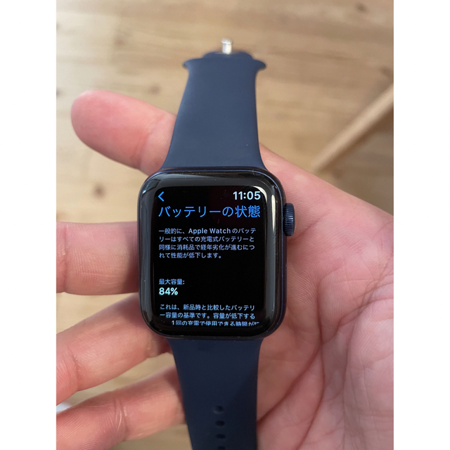 Apple Watch(アップルウォッチ)のApple Watch 6 40mm GPSモデル　ブルーアルミニウム メンズの時計(腕時計(デジタル))の商品写真