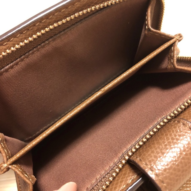 COACH(コーチ)のcoach＊コーチ　折財布　ブラウン レディースのファッション小物(財布)の商品写真