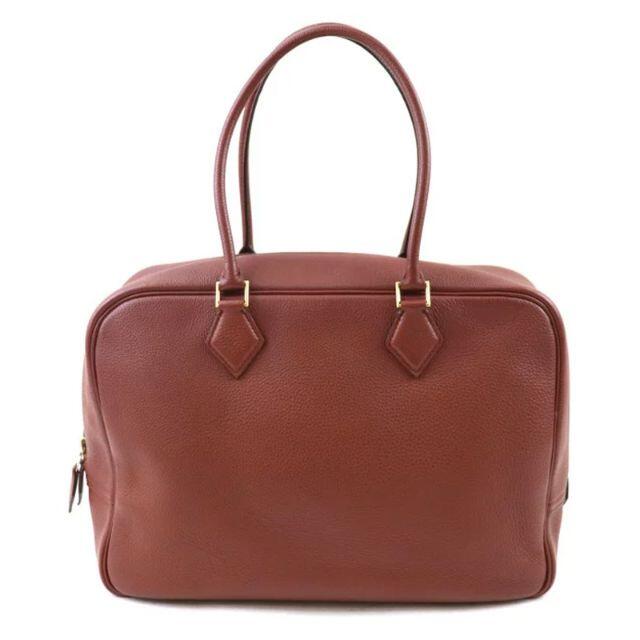 【楽天スーパーセール】 Hermes - エルメス プリュム32 トゴ バック ブラウン レッド トートバッグ 【楽天スーパーセール】 Hermes - エルメス プリュム32 トゴ バック ブラウン レッド トートバッグ