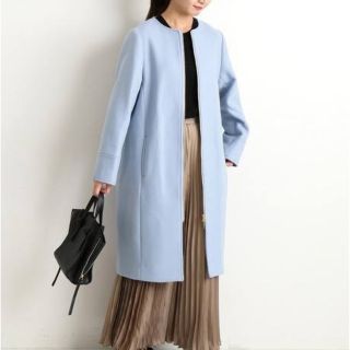 イエナ(IENA)の【超美品】ienaのノーカラーコート(ロングコート)