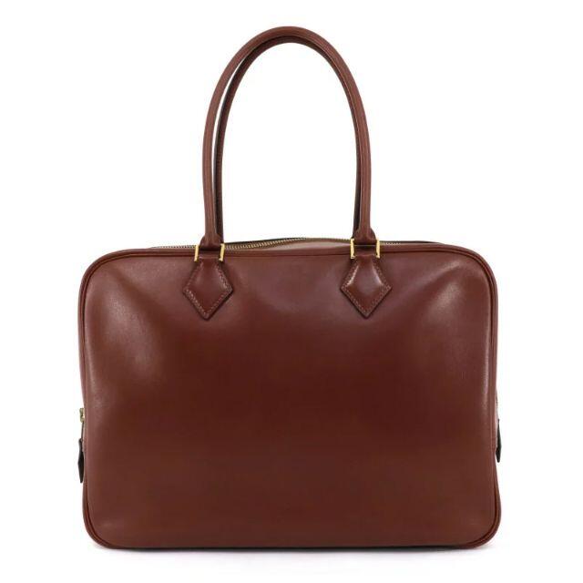 豪華で新しい プリュム32 エルメス - Hermes ボックスカーフ ブラウン ブリック トートバッグ 豪華で新しい プリュム32 エルメス - Hermes ボックスカーフ ブラウン ブリック トートバッグ