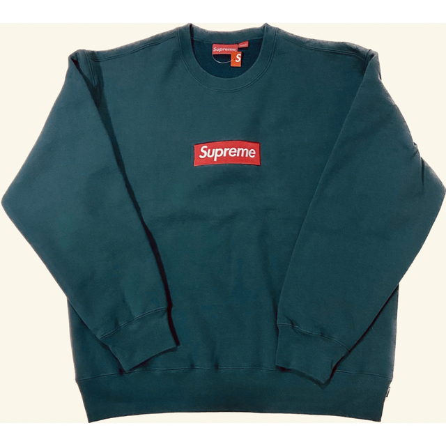 Supreme Box Logo Crewneck Green