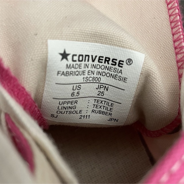 CONVERSE(コンバース)のお値下げしました！！！コンバース ピンク レディースの靴/シューズ(スニーカー)の商品写真