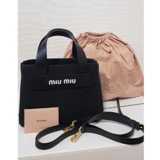 レア商品　miumiu カナパ　キャンバス